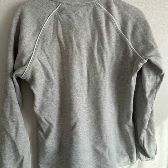 Gray Quarter-Zip woman’s golf Sweater - Picture 3 of 4